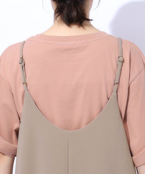 SHOO・LA・RUE（シューラルー）の「【高レビュー/洗える】ポケット付きが嬉しい フレアキャミワンピース（ワンピース・レディース・ブラック/チャコールグレー/キャメル・04/02/03）」の17枚目の写真