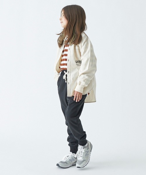 GENERATOR(ジェネレーター)の「GENERATOR/ジェネレーター バンドカラーシャツ(シャツ/ブラウス・キッズ・ベージュ/アイボリー/ブラック・M/L/XL)」の4枚目の写真