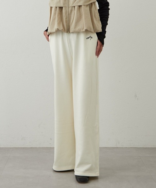 【セール】オーガニックコットンイージーワイドスウェットパンツ（その他パンツ）｜earthy（アーシー）