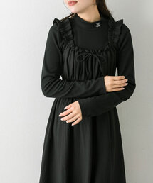 OLIVE des OLIVE | 【S/Mサイズ展開】ウエストシャーリングワンピース(ワンピース)