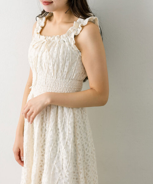 OLIVE des OLIVE（オリーブデオリーブ）の「【S/Mサイズ展開】ウエストシャーリングワンピース（ワンピース・レディース・アイボリー/チェック/ブラック/ブラウン・SMALL/MEDIUM）」の22枚目の写真