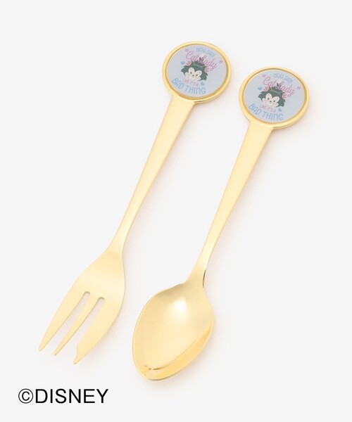 シャドーハウス スプーンとフォークセット　当選品 Afternoon Tea（アフタヌーンティー）の「ティースプーン&ケーキ