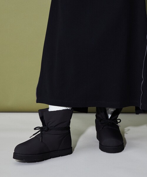 CITEN（シテン）の「＜CITEN＞パファーブーツ（ブーツ・レディース・ブラック/シルバー・S/M/L）」の2枚目の写真