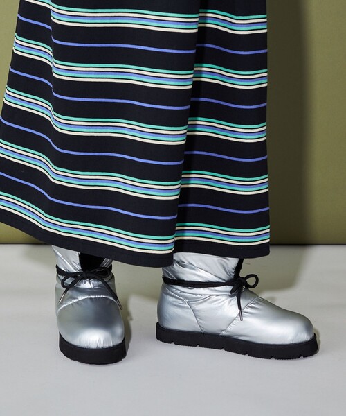 CITEN（シテン）の「＜CITEN＞パファーブーツ（ブーツ・レディース・ブラック/シルバー・S/M/L）」の3枚目の写真