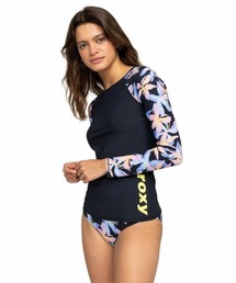 梨花様　新品　タグ付き　ロキシー　水着　ラッシュガード Amazon.co.jp: [ロキシー] ラッシュガード ボタニカル柄ジップ