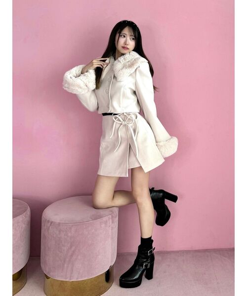 EATME（イートミー）の「ダブルリボンタイトスカート（スカート・レディース・ブラック/アイボリー・MEDIUM/SMALL）」の19枚目の写真