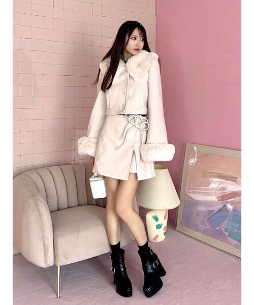 EATME（イートミー）の「ダブルリボンタイトスカート（スカート・レディース・ブラック/アイボリー・MEDIUM/SMALL）」の18枚目の写真