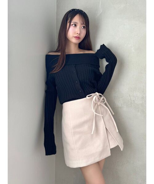 EATME（イートミー）の「ダブルリボンタイトスカート（スカート・レディース・ブラック/アイボリー・MEDIUM/SMALL）」の15枚目の写真