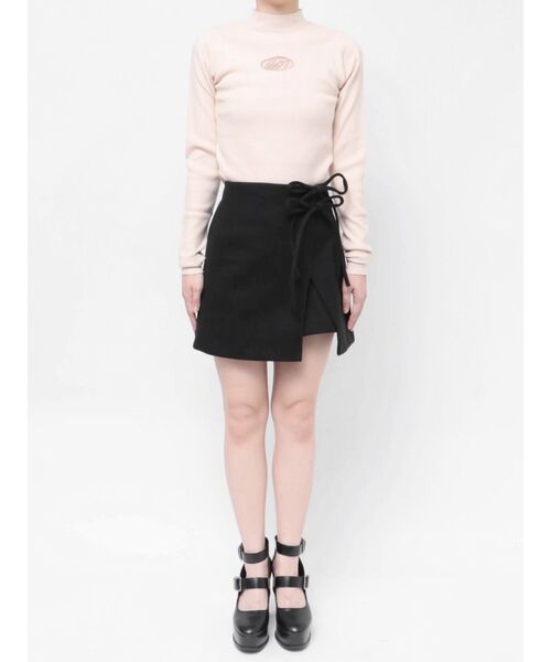 EATME（イートミー）の「ダブルリボンタイトスカート（スカート・レディース・ブラック/アイボリー・MEDIUM/SMALL）」の7枚目の写真