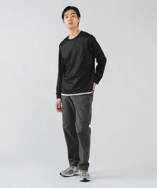 BEAMS HEART(ビームスハート)の「スウェード フェイクレイヤー ロングスリーブ Tシャツ(Tシャツ/カットソー・メンズ・ブラック/ブラウン・S/M/L/XL)」の19枚目の写真