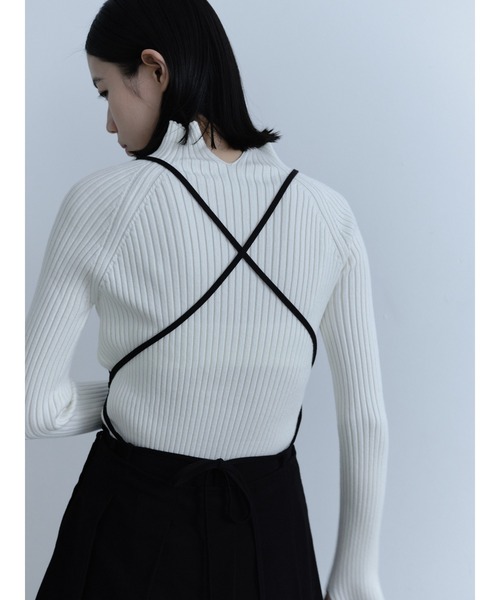 Abor（アボア）の「【Abor】Apron Pleated Mini Dress/エプロンプリーツミニドレス（ワンピース・レディース・チャコールグレー/ブラック・FREE）」の10枚目の写真