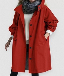 Dream garden（ドリームガーデン）の「バックスリットフード付きロングジャケット（ブルゾン）」