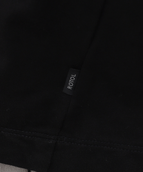 ROTOL(ロトル)の「【ROTOL / ロトル】WIDE TWIST LONG SLEEVE TEE(Tシャツ/カットソー・メンズ・ホワイト/ブラック/グリーン系その他・2/3)」の6枚目の写真