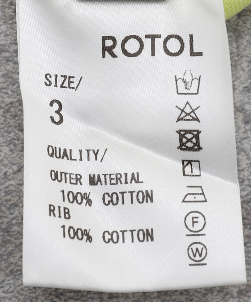 ROTOL(ロトル)の「【ROTOL / ロトル】WIDE TWIST LONG SLEEVE TEE(Tシャツ/カットソー・メンズ・ホワイト/ブラック/グリーン系その他・2/3)」の19枚目の写真