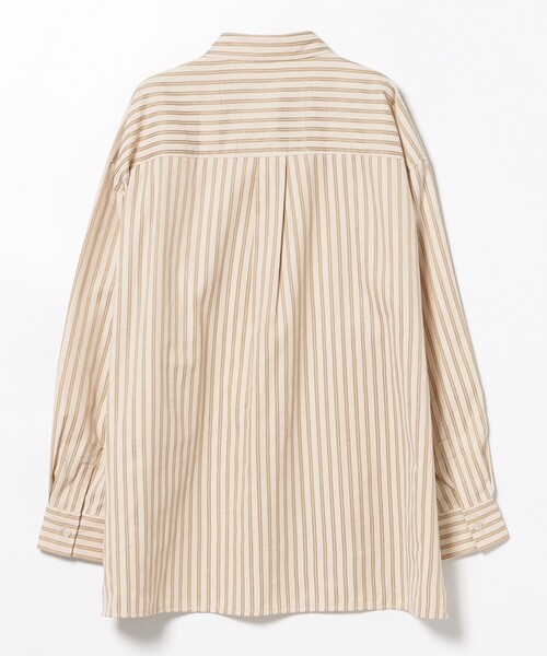 ◆BEAMS　ビームス 19ss ストライプ　オーバーサイズ ベースボール シャツ　白　サイズL　ssz美品 ビームスデザイン レディース ストライプシャツ | Costco Japan