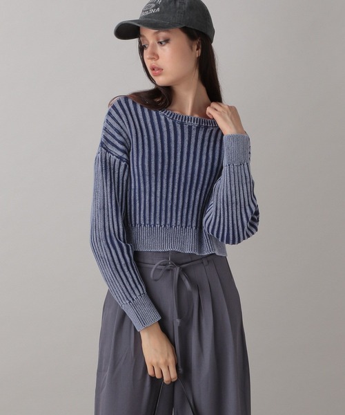 FOREVER 21(フォーエバー トゥエンティーワン)の「【2024FW】ヴィンテージライクニットプルオーバー(ニット/セーター・レディース・グレー/ピンク/ネイビー・FREE)」の12枚目の写真