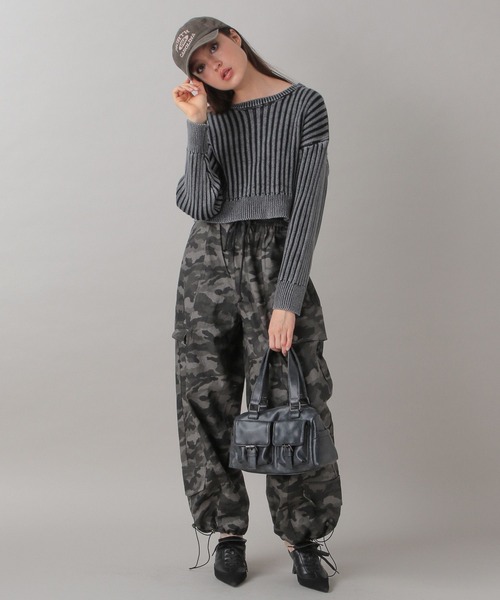 FOREVER 21(フォーエバー トゥエンティーワン)の「【2024FW】ヴィンテージライクニットプルオーバー(ニット/セーター・レディース・グレー/ピンク/ネイビー・FREE)」の7枚目の写真