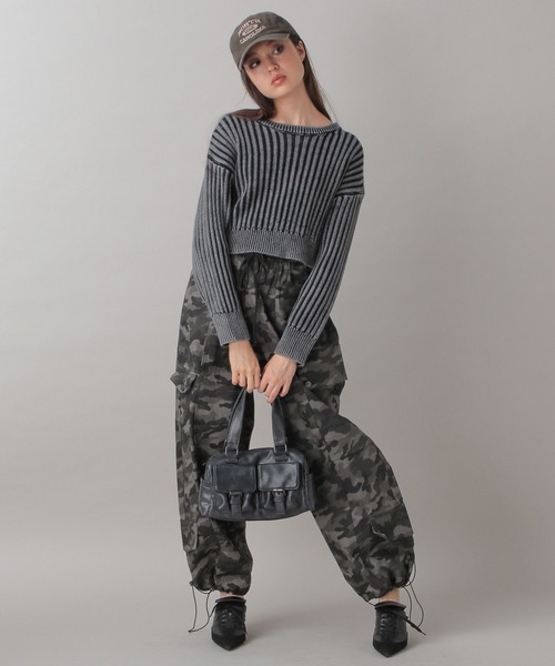 FOREVER 21(フォーエバー トゥエンティーワン)の「【2024FW】ヴィンテージライクニットプルオーバー(ニット/セーター・レディース・グレー/ピンク/ネイビー・FREE)」の8枚目の写真