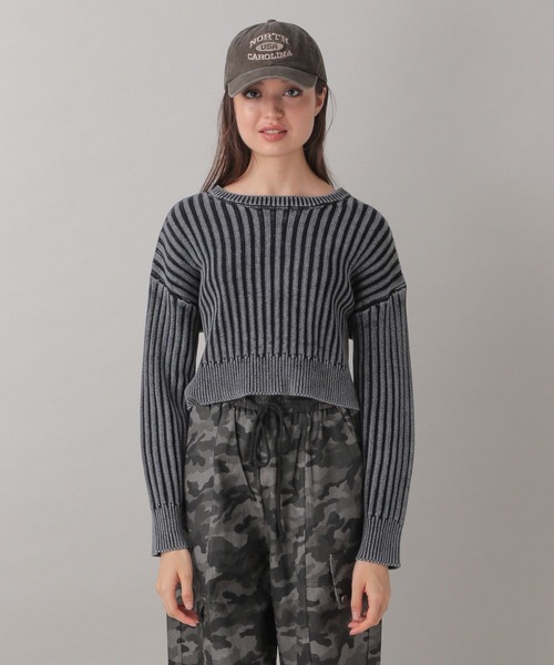 FOREVER 21(フォーエバー トゥエンティーワン)の「【2024FW】ヴィンテージライクニットプルオーバー(ニット/セーター・レディース・グレー/ピンク/ネイビー・FREE)」の14枚目の写真