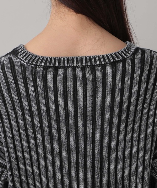 FOREVER 21(フォーエバー トゥエンティーワン)の「【2024FW】ヴィンテージライクニットプルオーバー(ニット/セーター・レディース・グレー/ピンク/ネイビー・FREE)」の18枚目の写真