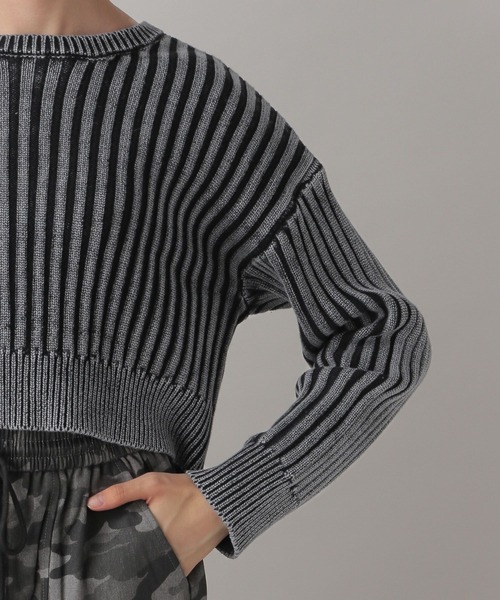 FOREVER 21(フォーエバー トゥエンティーワン)の「【2024FW】ヴィンテージライクニットプルオーバー(ニット/セーター・レディース・グレー/ピンク/ネイビー・FREE)」の19枚目の写真