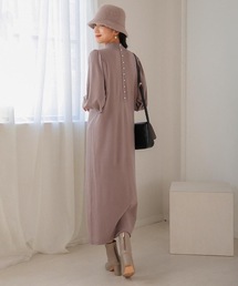 Bou Jeloud | 2wayパールボタンニットワンピース(ワンピース)