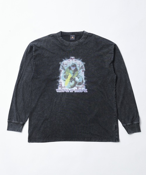 WONDER OF WANDER(ワンダーオブワンダー)の「Graphic L/S TEE A(Tシャツ/カットソー・メンズ・グリーン/ブラック・XL/L/M)」の5枚目の写真