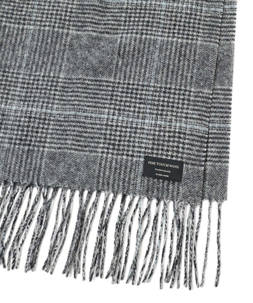 GLOBAL WORK(グローバルワーク)の「ファインタッチウールマフラー/132394(マフラー・メンズ・ライトベージュ/ライトブルー/ブラック/チャコールグレー/グレー/ダークブルー/ベージュ/ネイビー・FREE)」の19枚目の写真