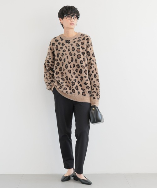 BARNYARDSTORM（バンヤードストーム）の「BARNYARDSTORM / フェザーヤーンニットプルオーバー【WEB限定カラー】（ニット/セーター・レディース・モカ/レオパード/ピンク/ゼブラ/ブラック・FREE）」の14枚目の写真