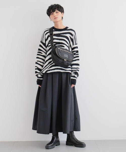 BARNYARDSTORM（バンヤードストーム）の「BARNYARDSTORM / フェザーヤーンニットプルオーバー【WEB限定カラー】（ニット/セーター・レディース・モカ/レオパード/ピンク/ゼブラ/ブラック・FREE）」の18枚目の写真