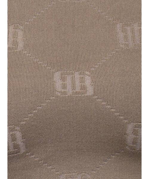 GYDA（ジェイダ）の「GYGY patternプチハイニットトップス（ニット/セーター・レディース・ベージュ/オフホワイト/ブラック・FREE）」の5枚目の写真