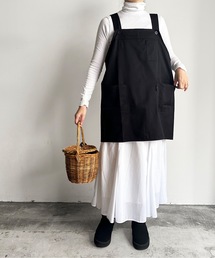 COMMON WARE（コモンウェアー）の「URT:撥水加工 ツイル無地 H型ミディアム丈エプロン 男女兼用（エプロン）」