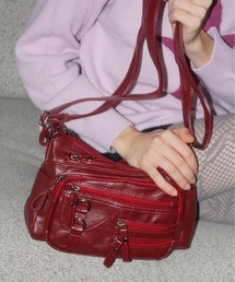 IMARI（イマリ）の「【 IMARI / イマリ 】 アウトポケット ヴィンテージライク ショルダーバッグ（ショルダーバッグ）」