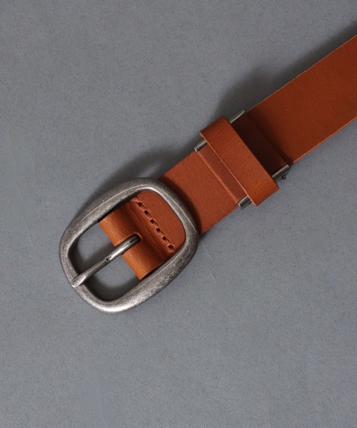 Levi's（リーバイス）の「Levi's/リーバイス 本革 オーバルバックル 25mm ナロー レザーベルト（ベルト・メンズ・ブラウン/ダークブラウン/レッド/モスグリーン/ネイビー/ブラック・FREE）」の9枚目の写真