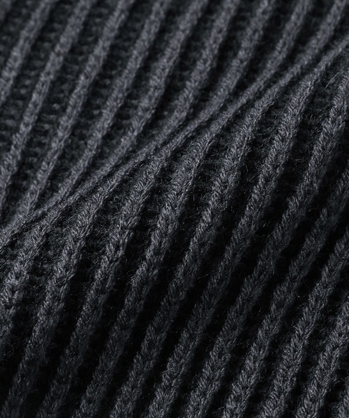 MSG(エムエスジー)の「メタルプレートヴィンテージライクダブルジップアップニット(ニット/セーター・メンズ・ブラック系/グレー系/ブラウン系・S/M/L/XL)」の15枚目の写真