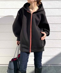 ダンボール コクーン袖フーディーアウター