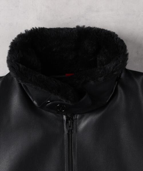 Alpha Industries(アルファインダストリーズ)の「ALPHA(アルファ)【メンズ】【WEB限定】G1フェイクレザージャケット(ミリタリージャケット・メンズ・ブラック・M/L/XL)」の22枚目の写真