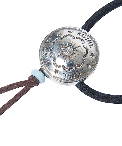 X-girl（エックスガール）の「CONCHO HAIR ELASTIC（ヘアゴム・レディース・レッド/ブルー・ONE SIZE）」の4枚目の写真