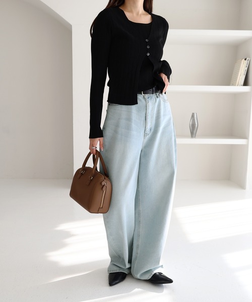 Creased Washed Wide Denim Pants – A$APMODE