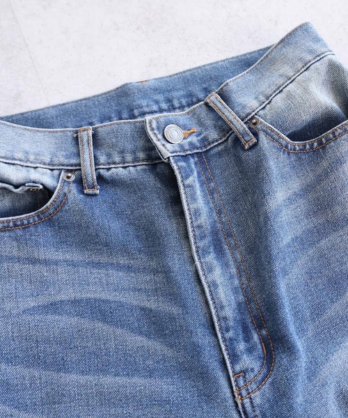 andme(アンドミー)の「ワイドデニムカーブパンツ(デニムパンツ・レディース・ブラック/ライトブルー/ブルー・L/M)」の19枚目の写真