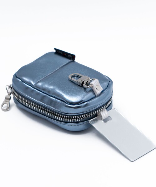 FREAK'S STORE(フリークスストア)の「SMAST/スマスト SMAST MIRROR POUCH(ポーチ・メンズ・グレー/ブルー/ピンク/レンガ・ONE SIZE)」の14枚目の写真