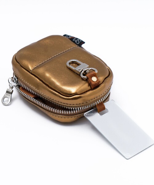 FREAK'S STORE(フリークスストア)の「SMAST/スマスト SMAST MIRROR POUCH(ポーチ・メンズ・グレー/ブルー/ピンク/レンガ・ONE SIZE)」の18枚目の写真