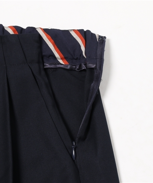 MILKFED.（ミルクフェド）の「T/R WRAP PANTS（ラップパンツ/パンツ）（その他パンツ・レディース・アッシュグレー/ネイビー・ONE SIZE）」の5枚目の写真