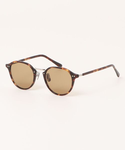hobo(ホーボー)の「【hobo / ホーボー】CROWN PANT FRAME SUNGLASSES ACETATE by KANEKO OPTICAL(サングラス・メンズ・チャコール/ブラウン/ブラック・FREE)」の9枚目の写真