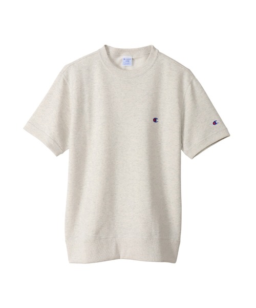 Champion（チャンピオン）の「【Champion/チャンピオン】メンズ ベーシック 大きいサイズ ショートスリーブクルーネックスウェットシャツ（スウェット・メンズ・ブラック/ネイビー/オートミール/グレー/ライトブラウン・XX-LARGE/XXX-LARGE/XXXX-LARGE）」の4枚目の写真
