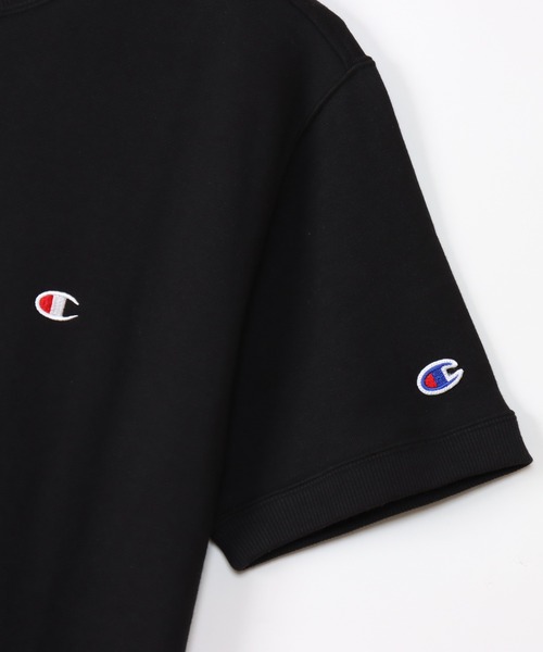 Champion（チャンピオン）の「【Champion/チャンピオン】メンズ ベーシック 大きいサイズ ショートスリーブクルーネックスウェットシャツ（スウェット・メンズ・ブラック/ネイビー/オートミール/グレー/ライトブラウン・XX-LARGE/XXX-LARGE/XXXX-LARGE）」の7枚目の写真