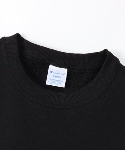 Champion（チャンピオン）の「【Champion/チャンピオン】メンズ ベーシック 大きいサイズ ショートスリーブクルーネックスウェットシャツ（スウェット・メンズ・ブラック/ネイビー/オートミール/グレー/ライトブラウン・XX-LARGE/XXX-LARGE/XXXX-LARGE）」の9枚目の写真