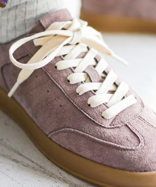 SESTO(セスト)の「ガムソールレースアップスニーカー(スニーカー・レディース・グレイッシュベージュ/グレー/ブラウン・22.5cm/23.0cm/23.5cm/24.0cm/24.5cm/25.0cm)」の5枚目の写真