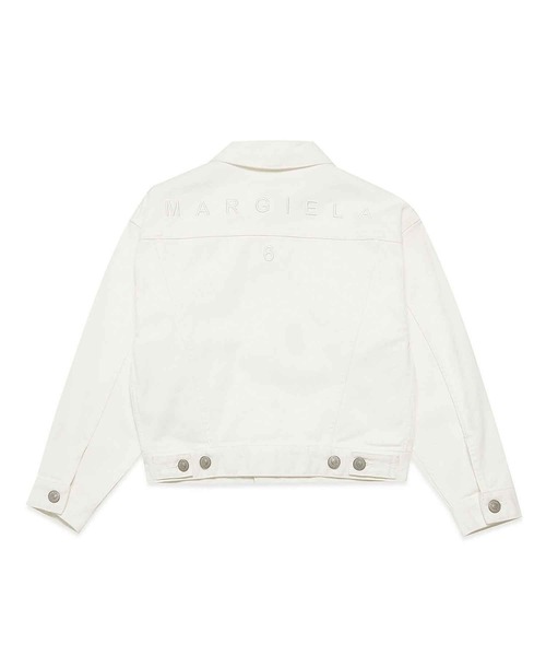 MM6 Maison Margiela（ｴﾑｴﾑｼｯｸｽ ﾒｿﾞﾝ ﾏﾙｼﾞｪﾗ）の「MM6 Maison Margiela(エムエムシックス メゾン マルジェラ)Kids & Junior ジャケット（その他アウター・キッズ・オフホワイト・10Y）」の4枚目の写真