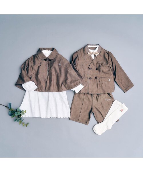 apres les cours(アプレレクール)の「tinybear 蝶ネクタイ(蝶ネクタイ・キッズ・ベージュ・FREE)」の7枚目の写真